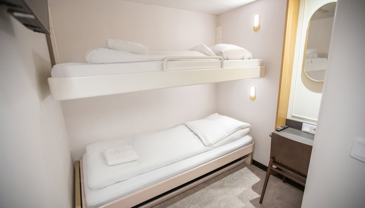  Standard indvendig for 2 med en køjeseng - Nordic Crown