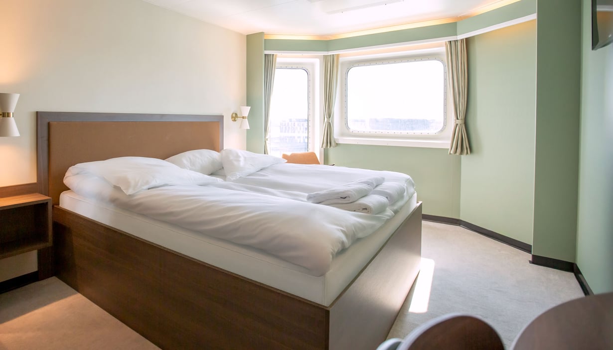 Commodore Class kahyt med havudsigt 