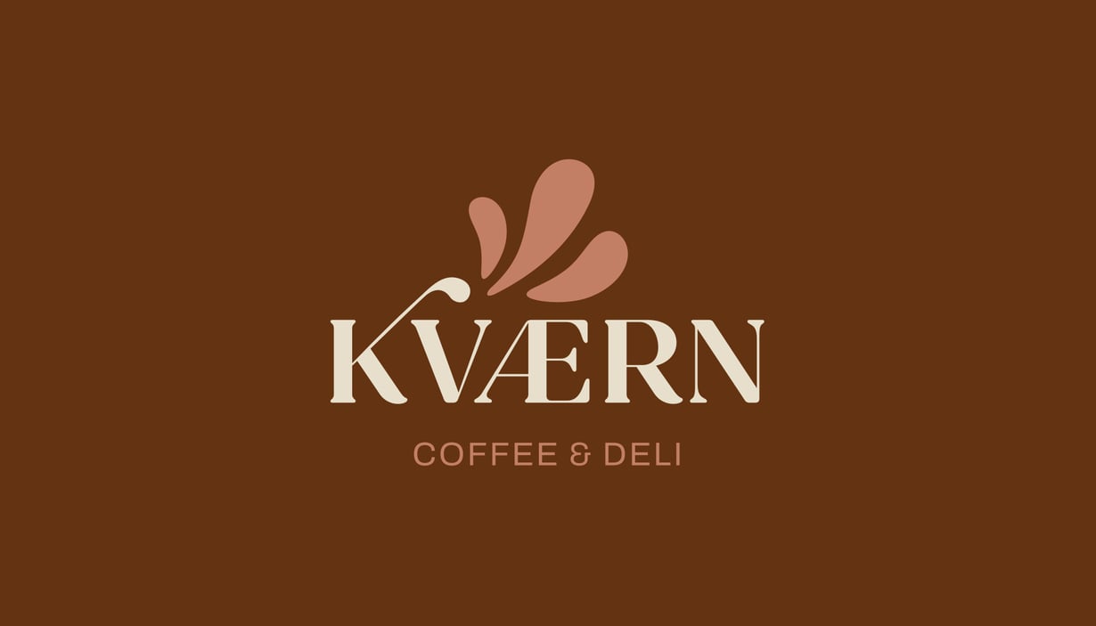 Logo, Kværn - coffee and deli