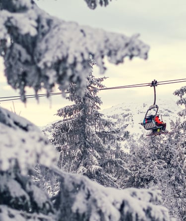 Skilift på Kvitfjell