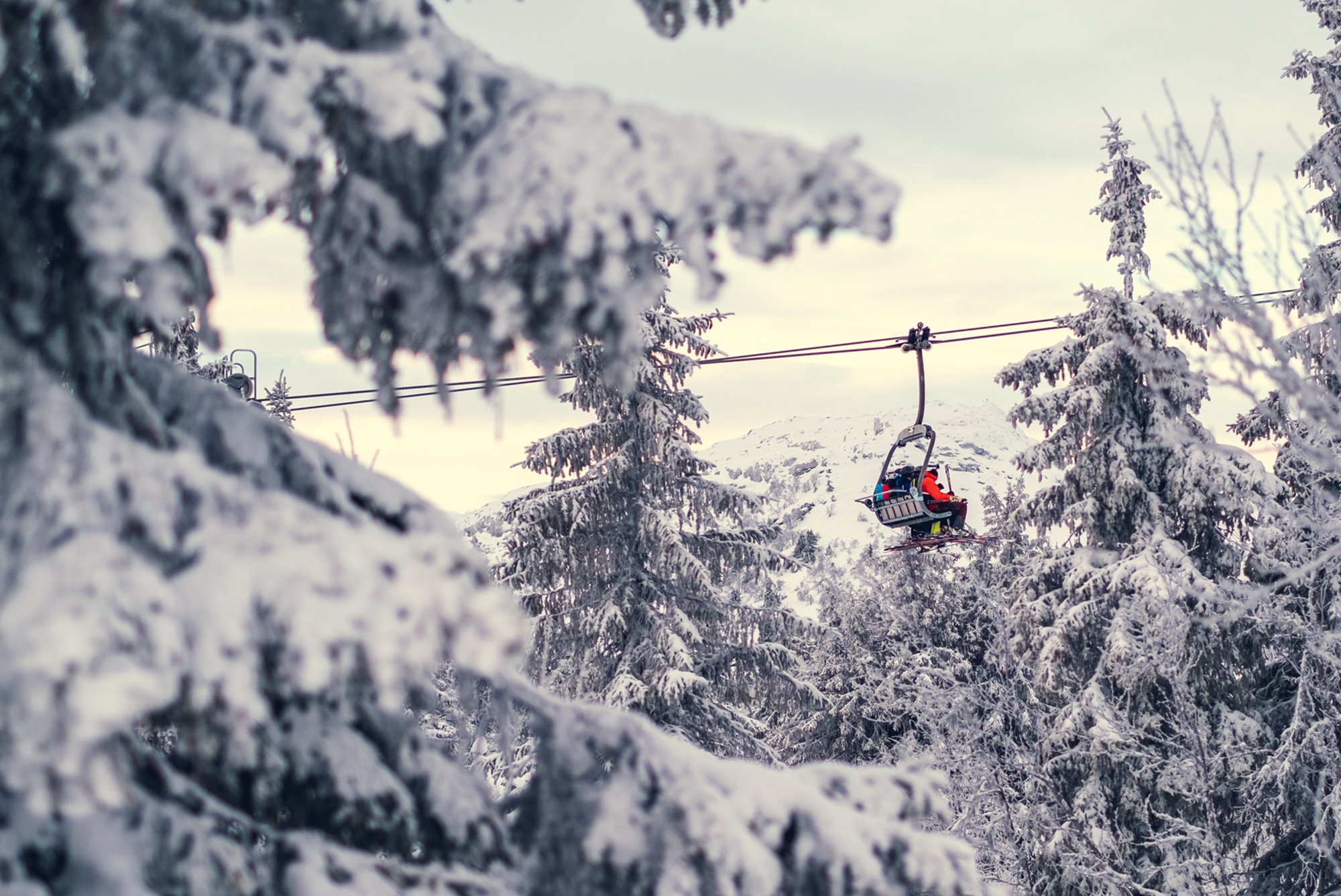 Skilift på Kvitfjell