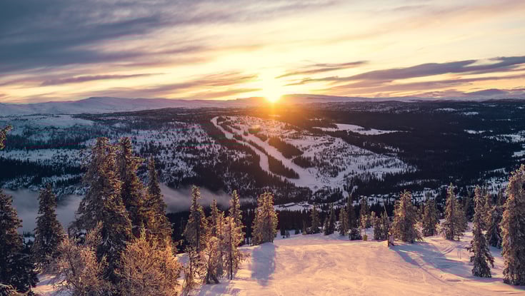 Skipister på Kvitfjell