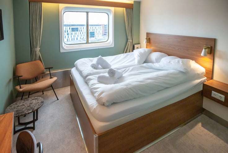 Commodore Class kahyt med havudsigt C2