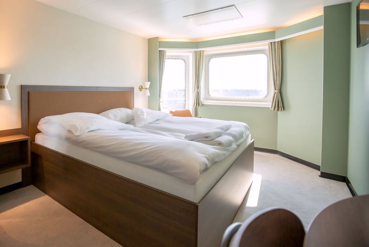 Commodore Class kahyt med havudsigt 