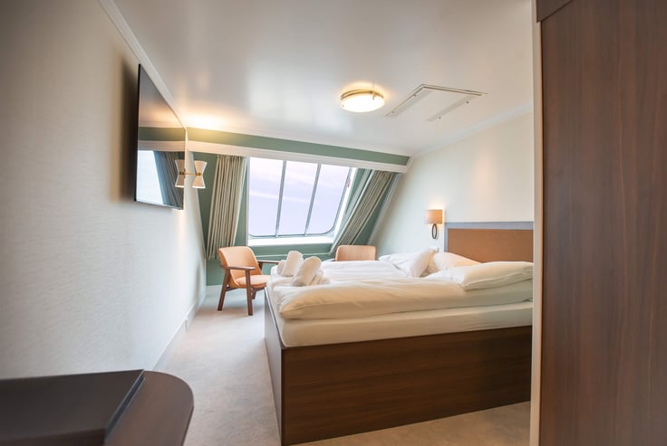 2-sengs Commodore De Luxe - Pearl