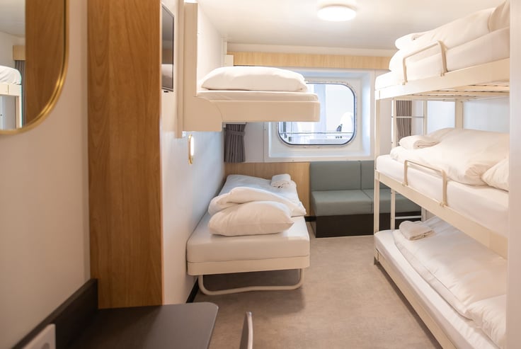 5-sengs standardkahyt med begrænset udsyn - Nordic Pearl