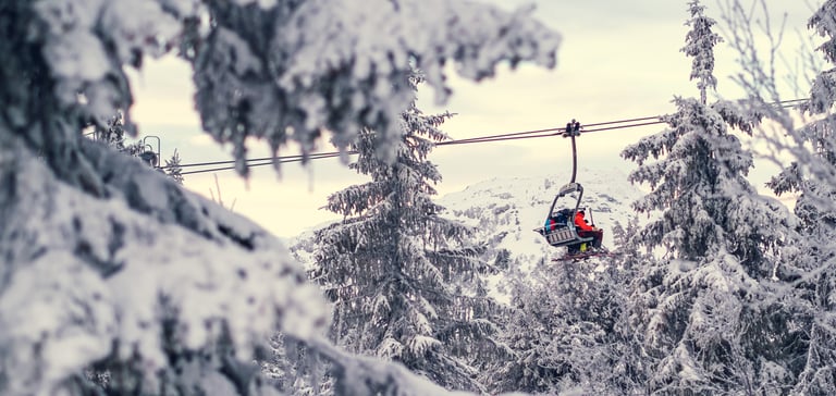 Skilift på Kvitfjell