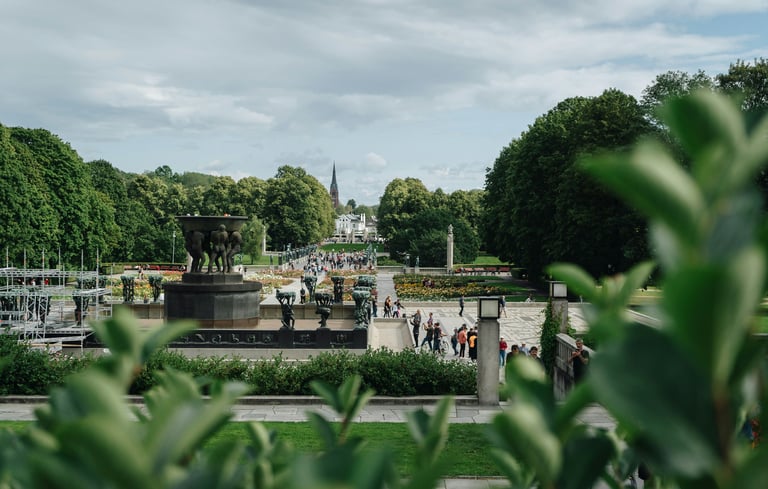 Vigelandparken Oslo Sommer