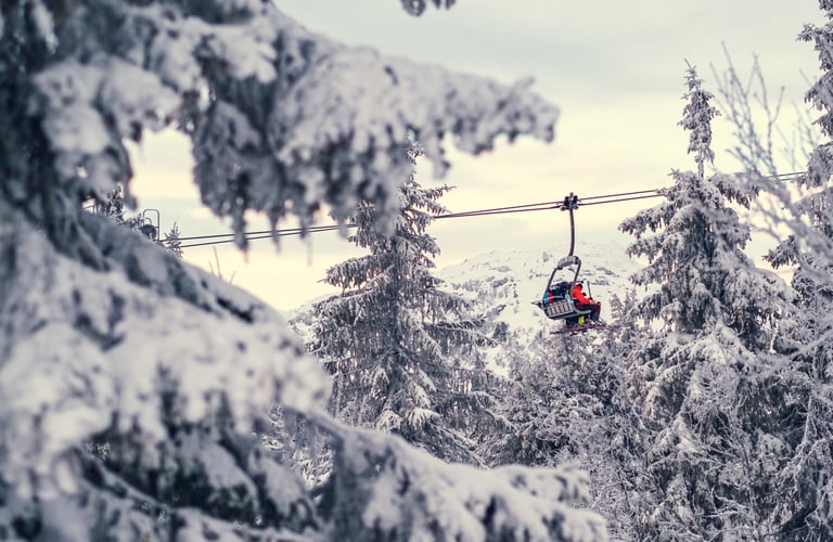 Skilift på Kvitfjell